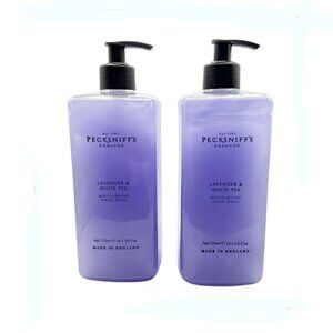 NEW 2x Pecksniffs Lavender & White Tea Moisturising Hand Wash 25.3 fl oz